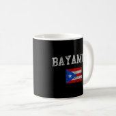Bayamon Puerto Rico Flag Kaffeetasse (VorderseiteRechts)