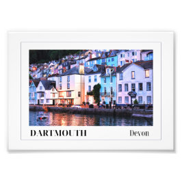 Bayards Cove, Dartmouth, Devon Fotodruck