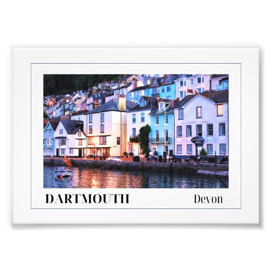 Bayards Cove, Dartmouth, Devon Fotodruck (Vorne)