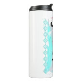 Baybayin Wort Ligaya (Glück) Thermosbecher (Nach links gedreht)