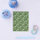 Bayberry Green und White Snow Flake Flurries Flyer (Einzeln)