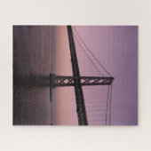 Baybridge unter Pink Sky Puzzle (Horizontal)