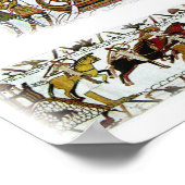 Bayeau Tapestry 11. Jahrhundert Poster (Ecke)