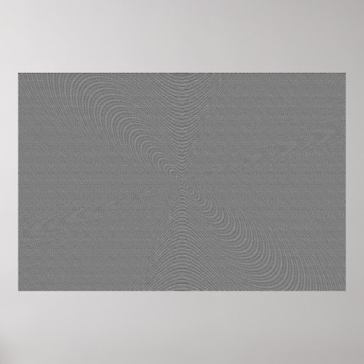 Bayer-Matrix-Welle Poster (Vorne)