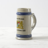 Bayerisch-Deutsche Gesellschaft des Lauben-Hügels Bierglas (VorderseiteRechts)