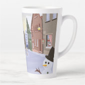 Bayerisch, deutsche Stadt Light Blue Weihnachtskaf Milchtasse (Rechts)