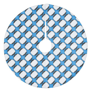 Bayerisch Fleece Weihnachtsbaumdecke