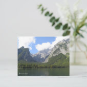 Bayerische Alpen Postkarte (Stehend Vorderseite)