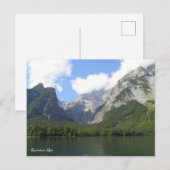 Bayerische Alpen Postkarte (Vorne/Hinten)