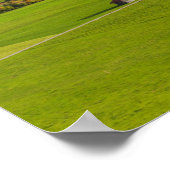 Bayerische Alpenlandschaft Poster (Ecke)