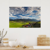 Bayerische Alpenlandschaft Poster (Küche)