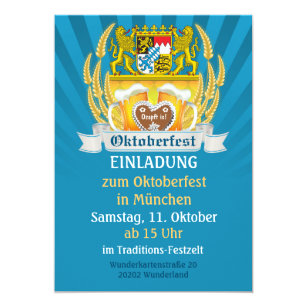 Oktoberfest Einladungen Zazzle De