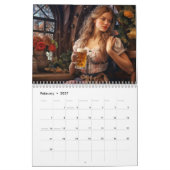 Bayerische Bierzeltdamen – Kalender 2026 (Feb 2027)