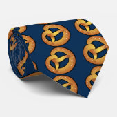 Bayerische Brezel Krawatte (Gerollt)