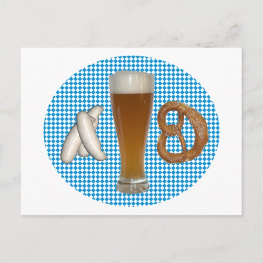 bayerische Brotzeit Postkarte (Vorderseite)