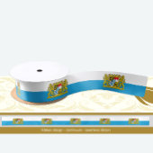Bayerische Farbbänder, Embleme und bayerische Flag Satinband