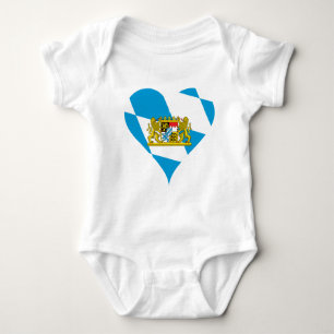 Bayerische Flagge Baby Strampler