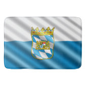 Bayerische Flagge Badematte (Vorderseite)