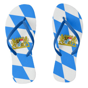 Bayerische Flagge Badesandalen