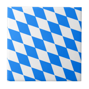 Bayerische Flagge - Bayerische Flagge Fliese