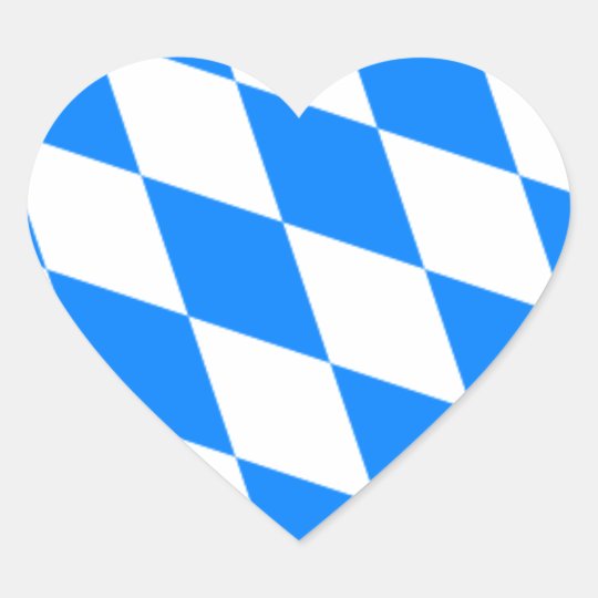 Bayerische Flagge Bayerische Flagge HerzAufkleber Bayerische Flagge Bayerische Flagge HerzAufkleber