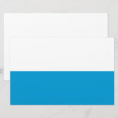 Bayerische Flagge Briefpapier (Vorne/Hinten)