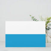 Bayerische Flagge Briefpapier (Stehend Vorderseite)