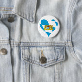 Bayerische Flagge Button (Beispiel)