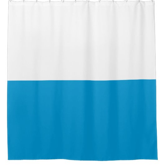 Bayerische Flagge Duschvorhang (Vorderseite)