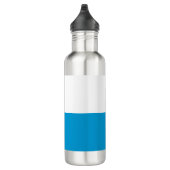 Bayerische Flagge Edelstahlflasche (Rechts)