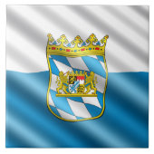 Bayerische Flagge Fliese (Vorderseite)