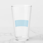 Bayerische Flagge Glas (Rückseite)