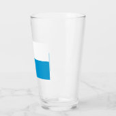Bayerische Flagge Glas (Links)