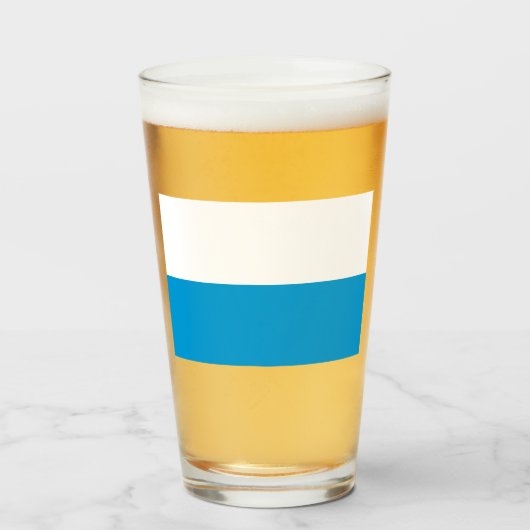 Bayerische Flagge Glas (Vorne (Gefüllt))