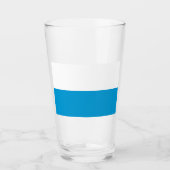 Bayerische Flagge Glas (Vorderseite)