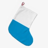 Bayerische Flagge Großer Weihnachtsstrumpf (Vorderansicht (hängend))