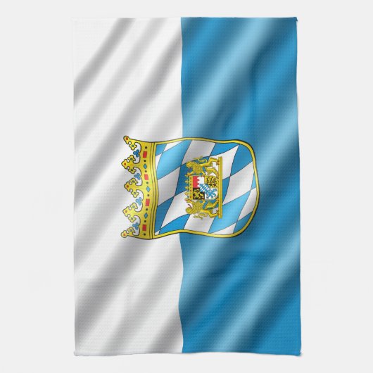 Bayerische Flagge Handtuch (Vertikal)