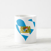 Bayerische Flagge Kaffeetasse (Mittel)
