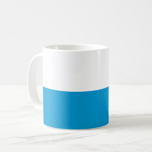Bayerische Flagge Kaffeetasse (Vorderseite Links)