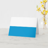 Bayerische Flagge Karte (Gelbe Blume)
