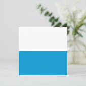 Bayerische Flagge Karte (Stehend Vorderseite)