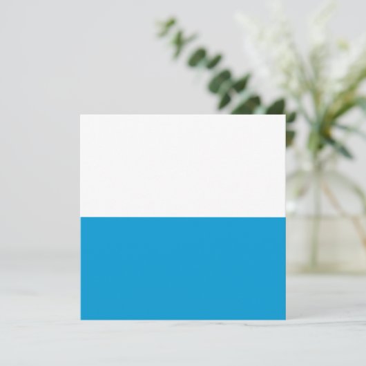 Bayerische Flagge Karte (Stehend Vorderseite)