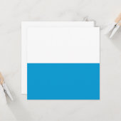 Bayerische Flagge Karte (Vorderseite/Rückseite Beispiel)