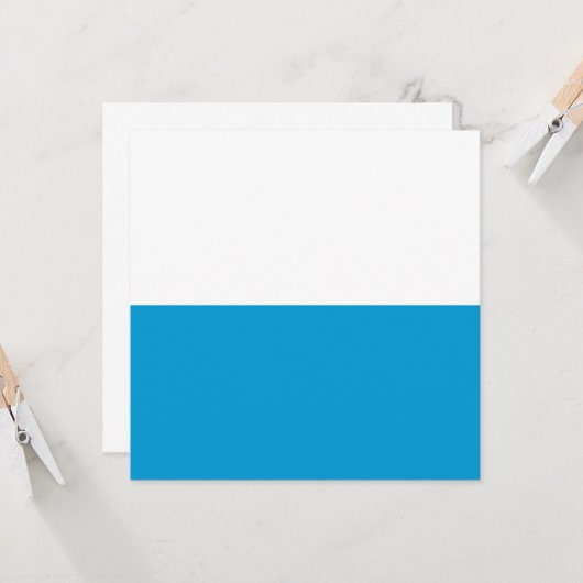 Bayerische Flagge Karte (Vorderseite/Rückseite Beispiel)