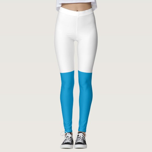 Bayerische Flagge Leggings (Vorderseite)
