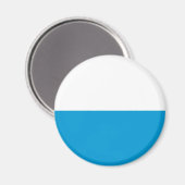 Bayerische Flagge Magnet (Vorderseite/Rückseite)