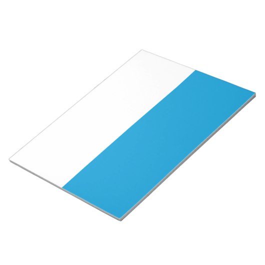 Bayerische Flagge Notizblock (angewinkelt)