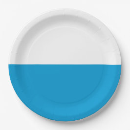 Bayerische Flagge Pappteller