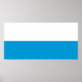Bayerische Flagge Poster (Vorne)