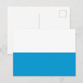 Bayerische Flagge Postkarte (Vorne/Hinten)